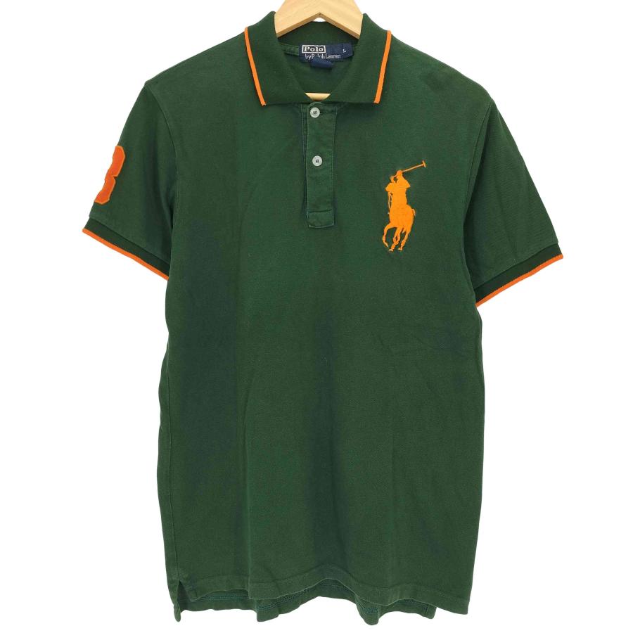 90s 新品未使用 ポロラルフローレン ビッグポニー ナンバリング ポロシャツ Polo by RALPH LAUREN(ポロバイラルフローレン) 90S ビッグポニー刺繍