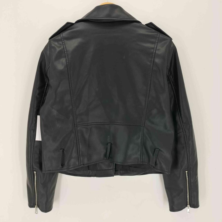 ZARAダブルライダース完売 ZARA（ザラ） フェイクレザー ダブルライダースジャケット レディース