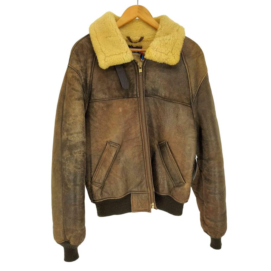 80s 90s ムートンレザージャケット Schott N.Y.C（ショット） Schott(ショット) 80-90S USA製 B-6 レザー