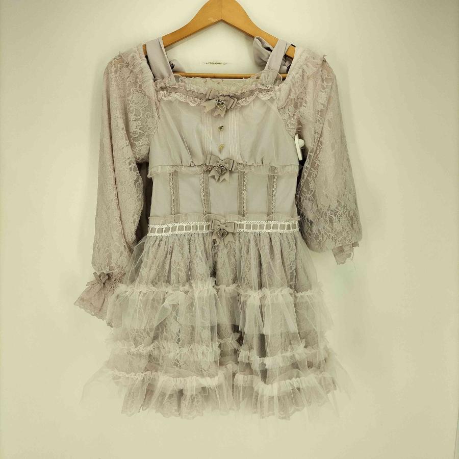 LIZ LISA（リズリサ） チュールフリルワンピース レディース FREE 中古 