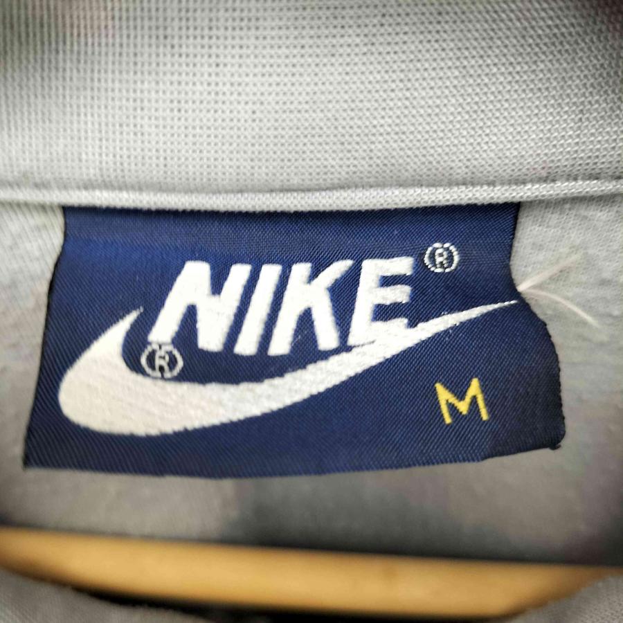 80s紺タグNIKE ナイキ トラックジャケット スウッシュ刺繍ロゴ NIKE（ナイキ） 80S 紺タグ スウッシュ刺繍 切替 トラックジャケット