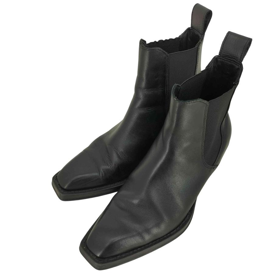 ZARA（ザラ） スクエアトゥ サイドゴア ヒールブーツ メンズ EUR：40