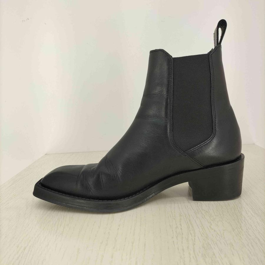 ZARA（ザラ） スクエアトゥ サイドゴア ヒールブーツ メンズ EUR：40