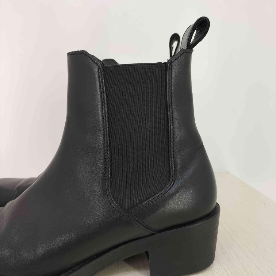ZARA（ザラ） スクエアトゥ サイドゴア ヒールブーツ メンズ EUR：40