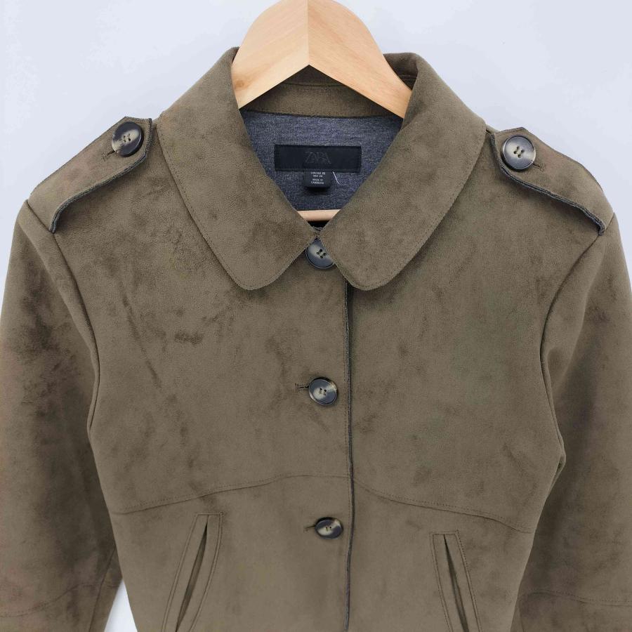 ZARA（ザラ） SHORT FAUX SUEDE JACKET フェイクスエード ショート