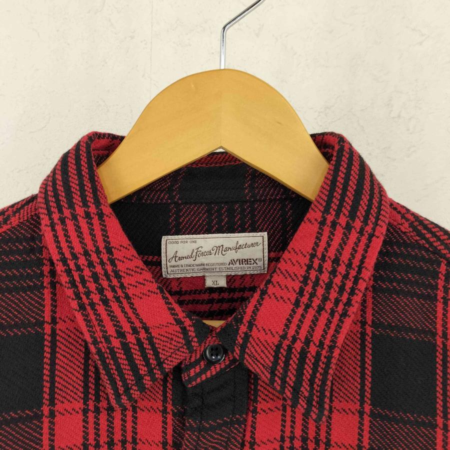 AVIREX（アヴィレックス） US ARMY FLANNEL WORK SHIRT ユーエス アーミー 中古 古着 0747 : ブランド ...
