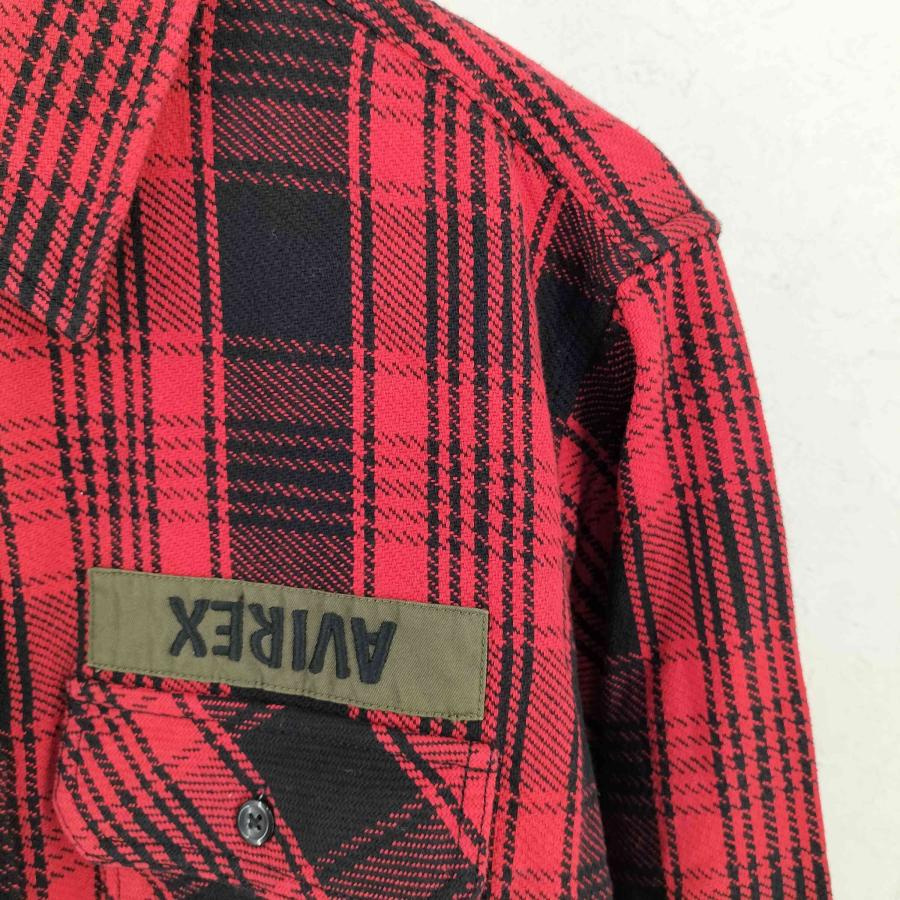 AVIREX（アヴィレックス） US ARMY FLANNEL WORK SHIRT ユーエス アーミー 中古 古着 0747 : ブランド ...
