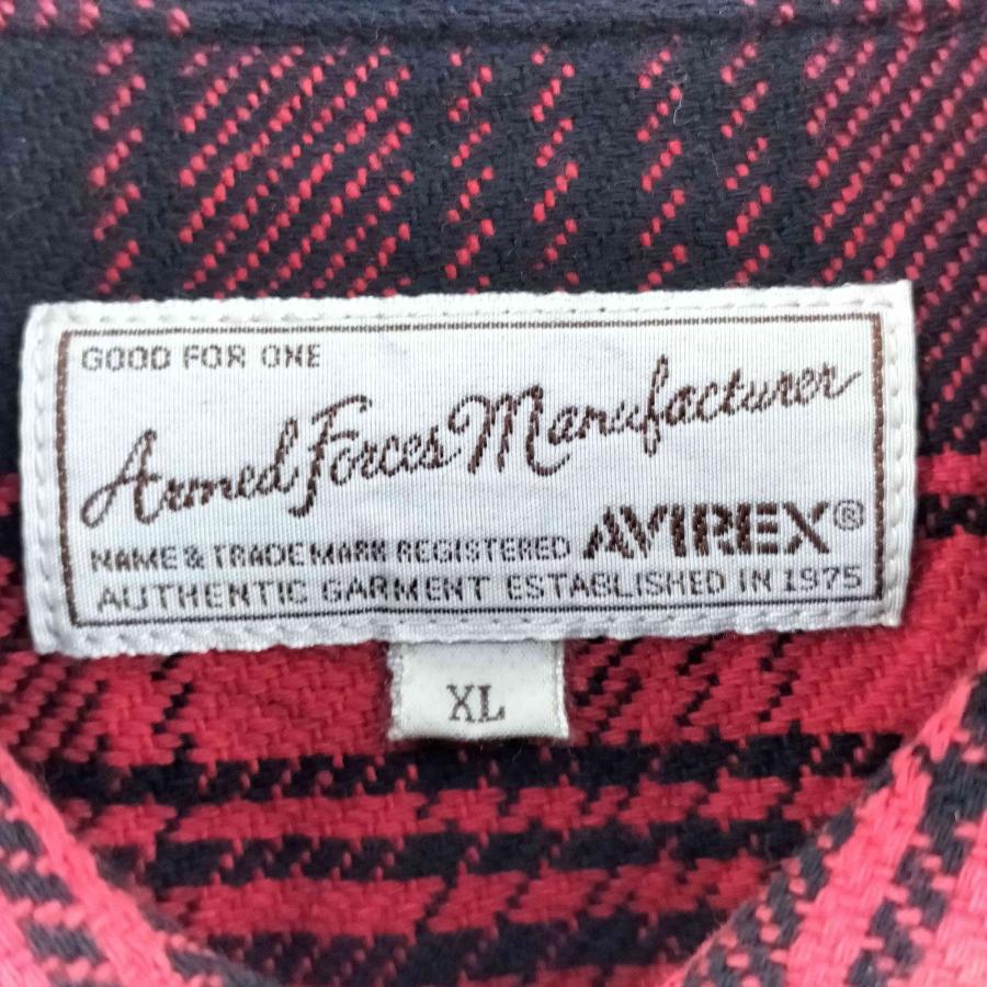 AVIREX（アヴィレックス） US ARMY FLANNEL WORK SHIRT ユーエス アーミー 中古 古着 0747 : ブランド ...