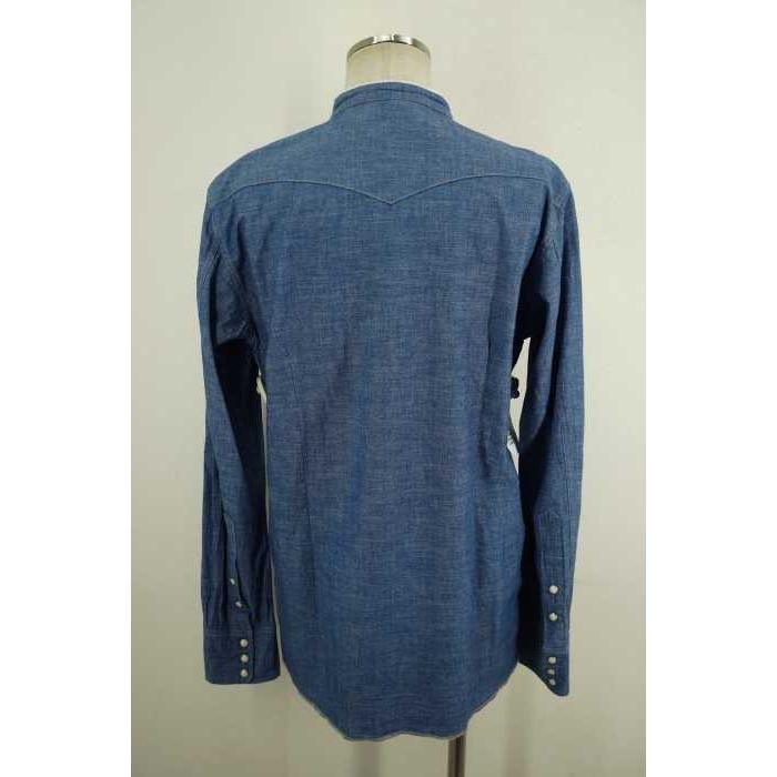 冬バーゲン 特別送料無料 Rancher 15aw サイズ3 メンズ シャツ Nonnative ノンネイティブ コットン ブルー ノンネイティブnonnative Shirt ブランド古 中古 シャンブレーウエスタンシャツ トップス Dagl Tg