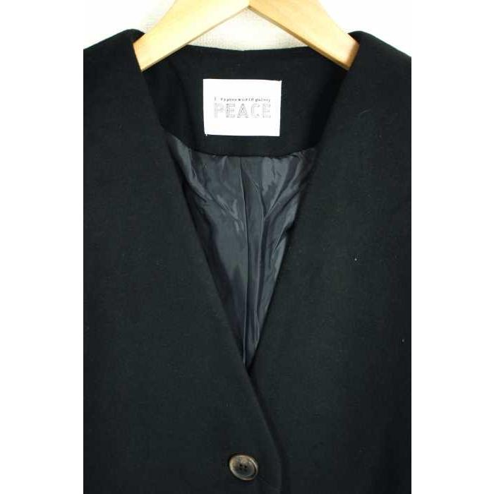 イーハイフン ノーカラースプリングコート ラッピング無料