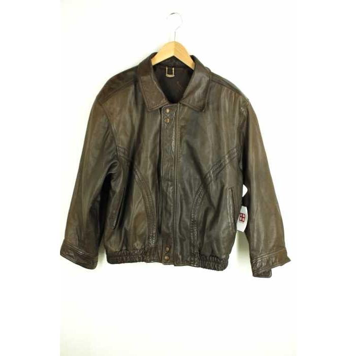 メンズ革ジャン レザージャケット アクアスキュータム Aquascutum サイズ40 カウレザージャケット 中古 ブランド古着バズストア ブランド古着販売のbazzstore 通販 Yahoo ショッピング