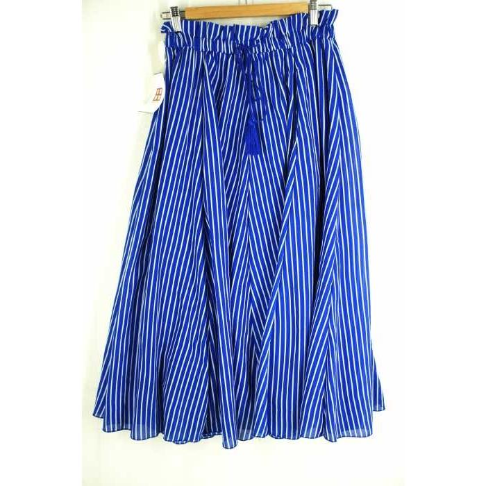 プレミィ コロミィ Plame Collome スカート レディース サイズjpn M タッセル ストライプロングスカート 中古 ブランド古着バズスト ブランド古着販売のbazzstore 通販 Yahoo ショッピング