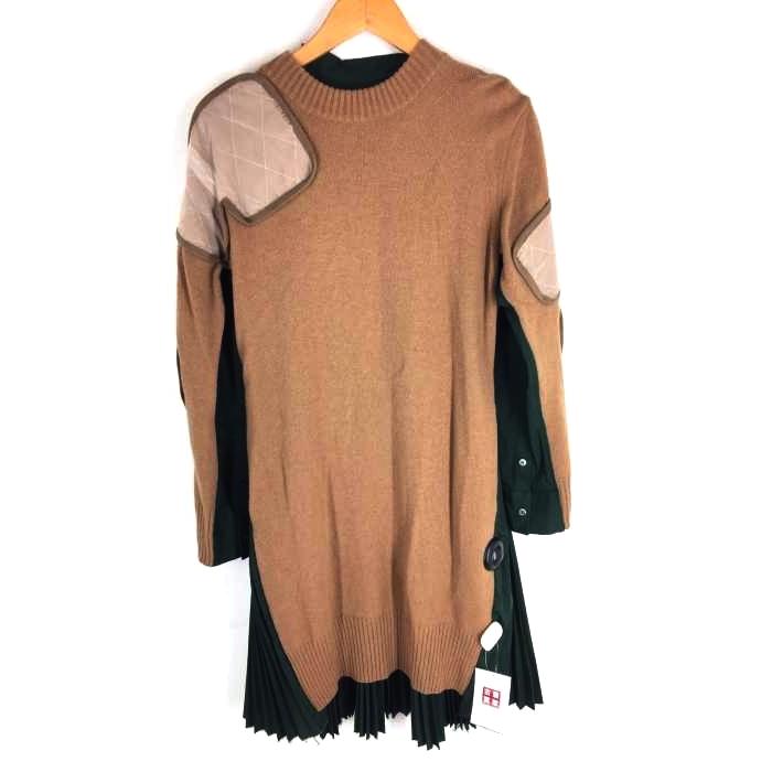 サカイ Sacai ドッキングニットシャツワンピース レディース 2 中古 ブランド古着バズストア 1002 ブランド 古着販売のbazzstore 通販 Yahoo ショッピング