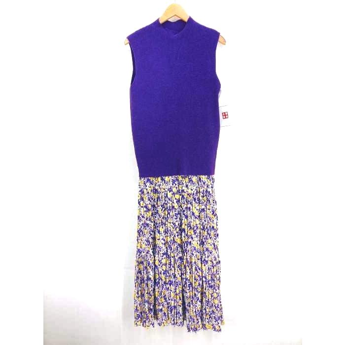 ミラオーウェン Mila Owen ノースリーブニットプリーツスカートワンピース レディース 1 中古 古着 ブランド古着販売のbazzstore 通販 Yahoo ショッピング