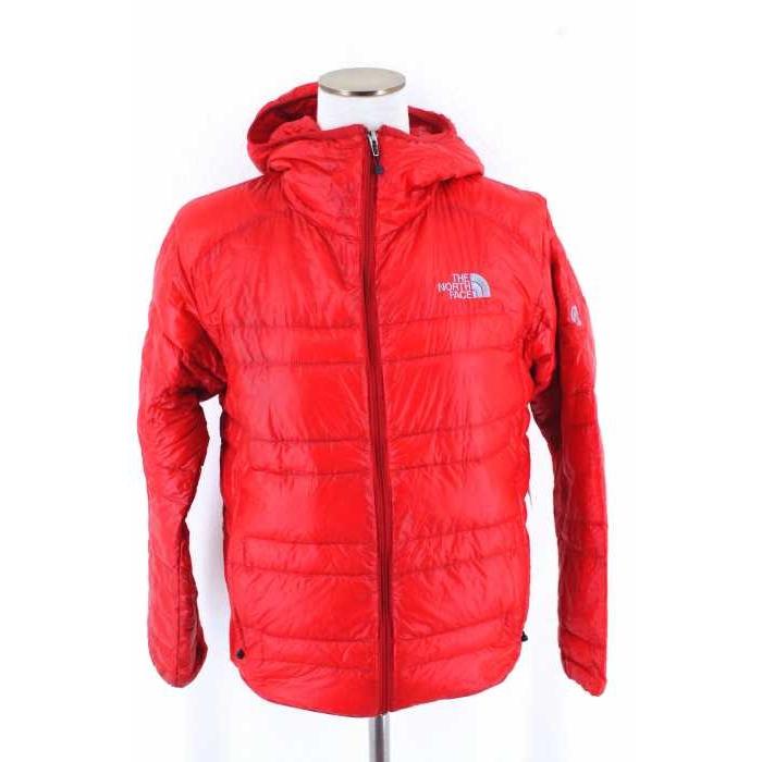 21最新のスタイル ザノースフェイスthe ブランド 中古 ダウンジャケット Hoodie Heat Light サイズm レディース アウター Face ザノースフェイス North The ナイ レッド Face North トップス