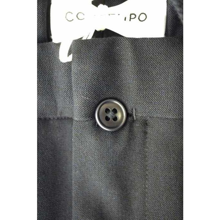 最高の品質の ヤエカyaeca ネイビー 18 ブランド古着バズストア 中古 スタンダードスリム パンツ 2way 16ss サイズmedium メンズ スラックスパンツ Yaeca ヤエカ ポリウレタン ポリエステル ボトムス パンツ