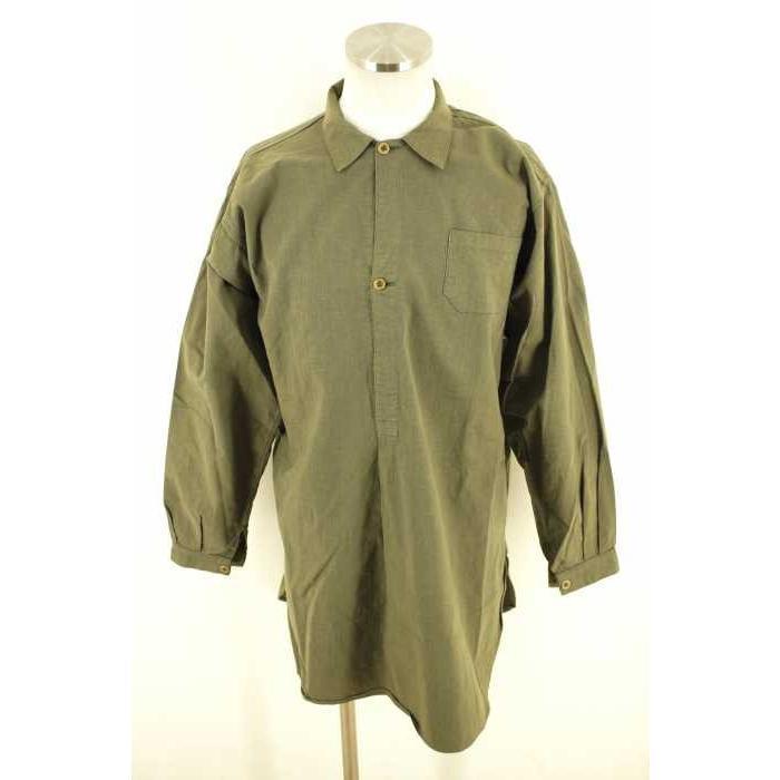 Lantiki ランチキ ミリタリーシャツ メンズ サイズ表記無 プルオーバーミリタリーロング 中古 ブランド古着バズストア ブランド古着販売のbazzstore 通販 Yahoo ショッピング