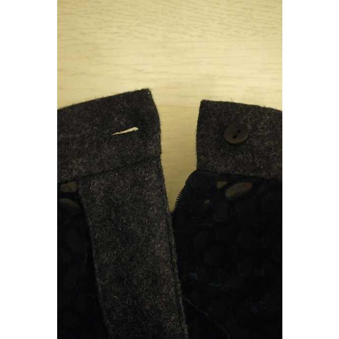 年末のプロモーション特価 グレイ カラー Kolor ブラウン ブランド古着バズストア 中古 モックネックベロア切替ワンピース サイズ1 レディース ワンピース Kolor カラー ナイ ウール トップス Headshotsbar Com