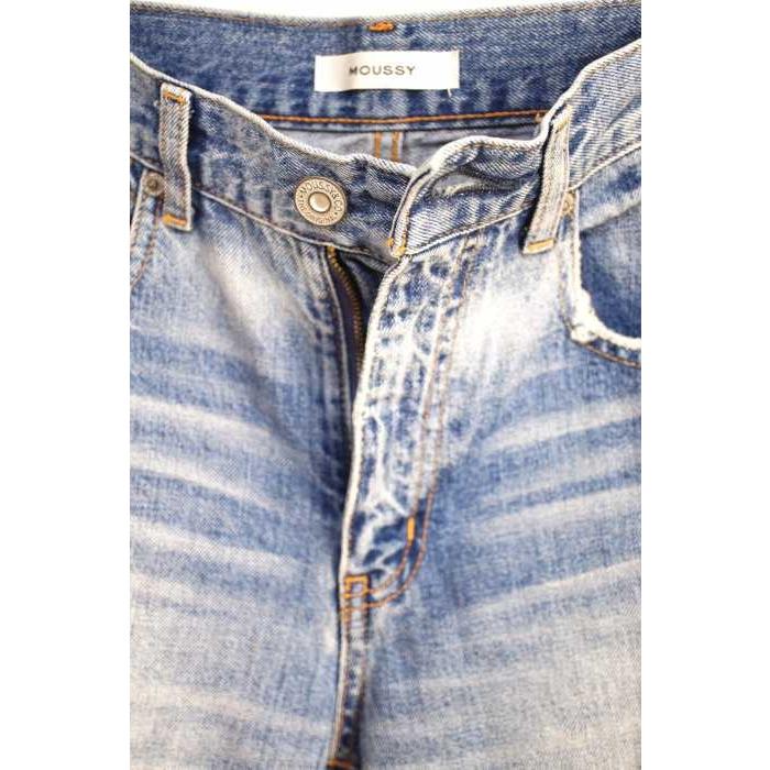 マウジー Moussy デニムパンツ レディース サイズ24 Hw Cut Of F Flare カットオフフレアデニムパンツ 中古 ブランド古着バズ ブランド古着販売のbazzstore 通販 Yahoo ショッピング