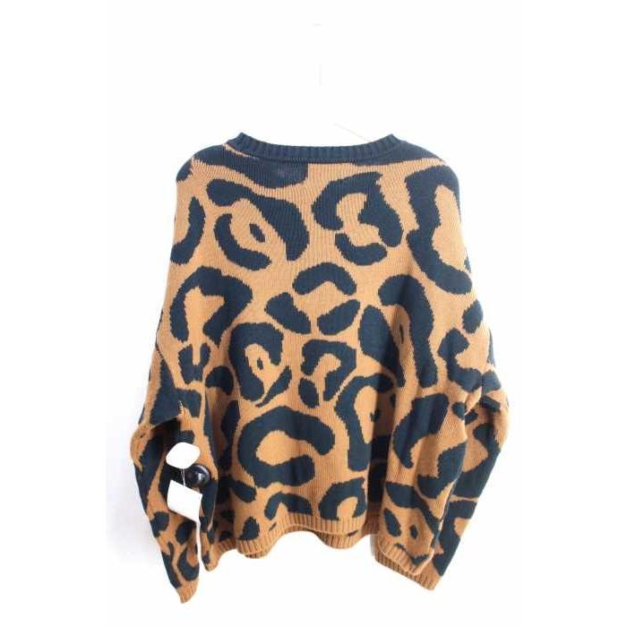 ネオンサイン Neon Sign ニット セーター メンズ サイズ表記無 レオパード柄ニット 中古 ブランド古着バズストア ブランド古着販売のbazzstore 通販 Yahoo ショッピング