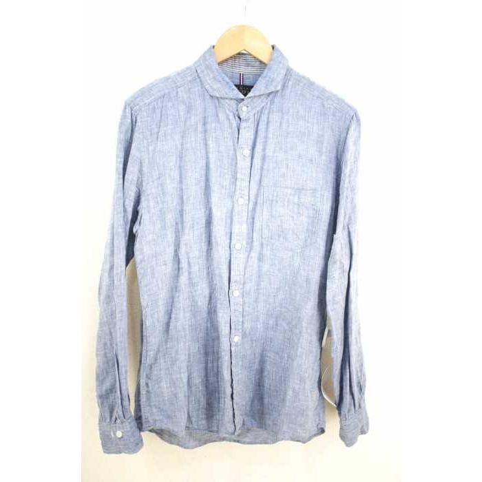 ニコル Nicole リネンラウンドカラーシャツ メンズ 48 中古 ブランド