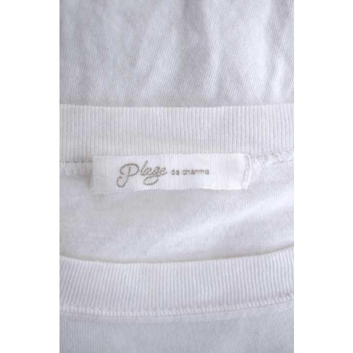 プラージュ Plage De Charme クルーネックtシャツ レディース サイズ表記無 ロゴプリントクルーネックtシャツ 中古 ブランド古着バズス 3315299831073 ブランド古着販売のbazzstore 通販 Yahoo ショッピング
