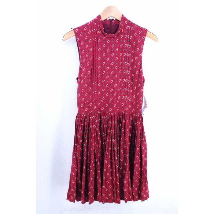 スライ Sly ワンピース レディース サイズ1 ペイズリー柄ノースリーブワンピース 中古 ブランド古着バズストア ブランド古着販売のbazzstore 通販 Yahoo ショッピング