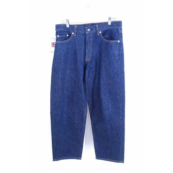 ムジラボ Muji Labo デニムパンツ メンズ サイズ28inch ジャパンファブリックデニムストレッチワイドパンツ 中古 ブランド古着バズストア ブランド古着販売のbazzstore 通販 Yahoo ショッピング