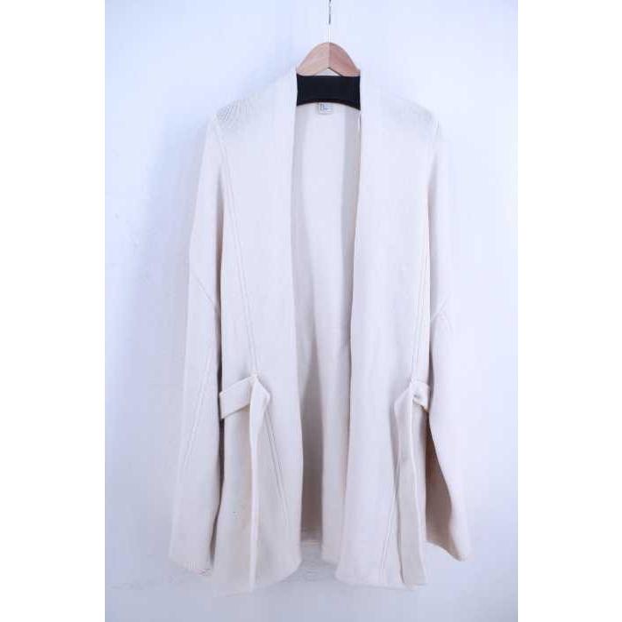 エイチアンドエム H M カーディガン メンズ サイズjpn M ノーカラーウールロングカーディガン中古 ブランド古着バズストア ブランド古着販売のbazzstore 通販 Yahoo ショッピング