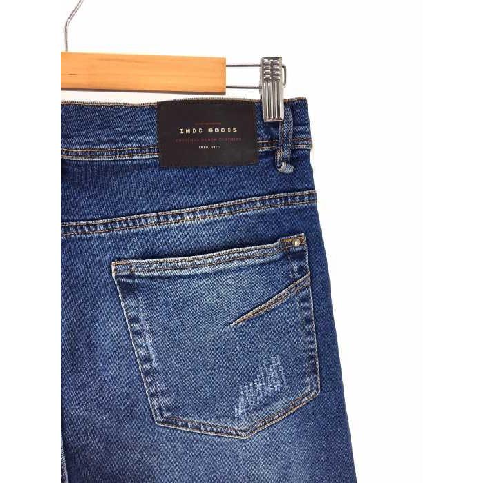 メンズジーンズ デニム ザラ Zara サイズus 32 33 ダメージ加工パッチワークデニム 中古 ブランド古着バズストア ブランド古着販売のbazzstore 通販 Yahoo ショッピング