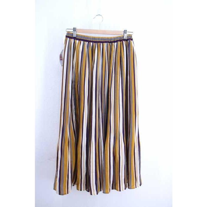 レディース プリーツスカート チャオパニック Ciaopanic サイズfree マルチストライププリーツロ 中古 ブランド古着バズストア 01 ブランド古着販売のbazzstore 通販 Yahoo ショッピング