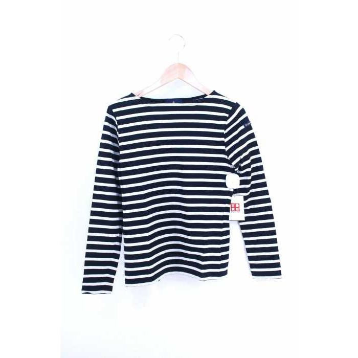 ルミノア Le Minor ボーダーカットソー ボートネックtシャツ レディース 1 中古 ブランド古着バズストア 1027 ブランド古着販売のbazzstore 通販 Yahoo ショッピング