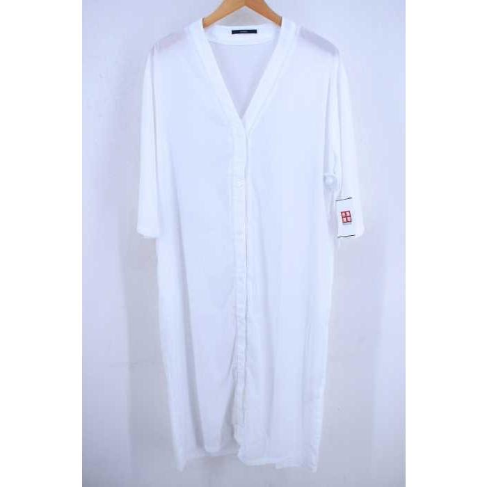 レディース シャツワンピース エモダ Emoda サイズfree 2wayマキシシャツ 中古 ブランド古着バズストア ブランド古着販売のbazzstore 通販 Yahoo ショッピング