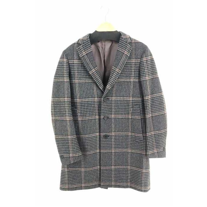 エディフィス Edifice メルトン チェックチェスターコート メンズ M 中古 ブランド古着バズストア 1104 ブランド古着販売のbazzstore 通販 Yahoo ショッピング