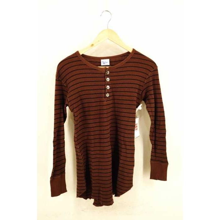 ロバートミラー Robert P Miller ヘンリーネックサーマルボーダーカットソー レディース Free 中古 1125 ブランド古着販売のbazzstore 通販 Yahoo ショッピング