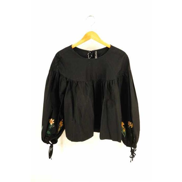 ザラトラファルック Zara Trafaluc 花刺繍ブラウス シャツ ブラウス レディース S 中古 古着 ブランド古着販売のbazzstore 通販 Yahoo ショッピング