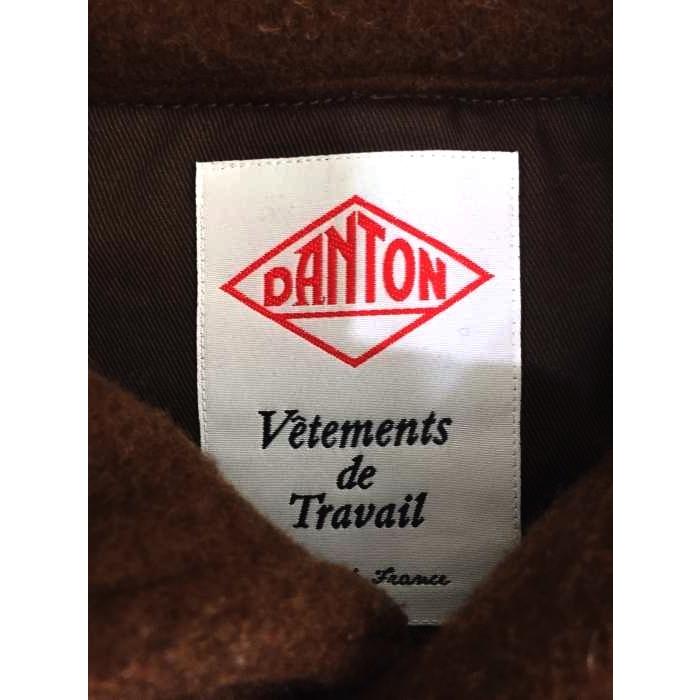 正規逆輸入品 40 メンズ フードコート 2way ウールモッサ 16aw Danton ダントン ダントン茶系 Danton メンズコート 新着 1028 ブランド古着バズストア 中古 コート アウター