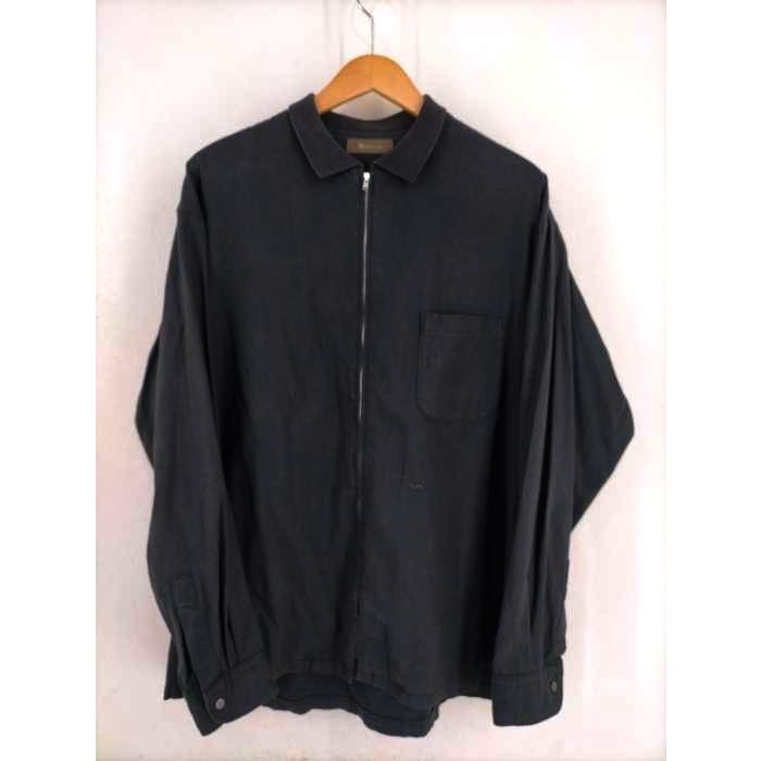 大人気商品 Men For Y S メン フォー ワイズ ブランド古着バズストアbazzstore メンズ 90s 古着 中古 メンズ ワイドシルエットリブカラージップシャツ トップス Www Ariu Org