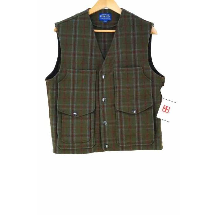 ペンドルトン Pendleton ベスト ジレ メンズ サイズjpn L チェック柄 ウールベスト 中古 ブランド古着バズストア ブランド古着販売のbazzstore 通販 Yahoo ショッピング