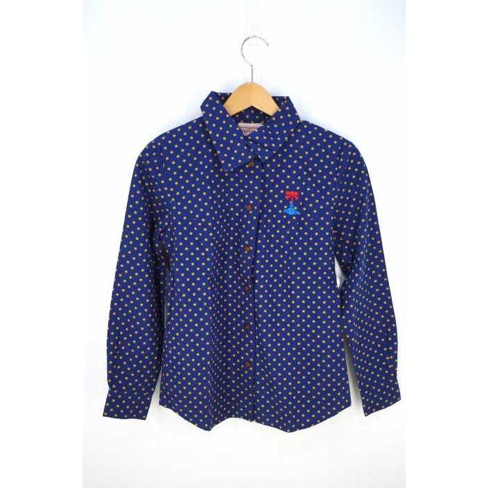 ヴィヴィアンウエストウッドレッドレーベル Vivienne Westwood Red Label シャツ レディース サイズ2 ドット柄刺繍入りシャツ ブランド古着販売のbazzstore 通販 Yahoo ショッピング