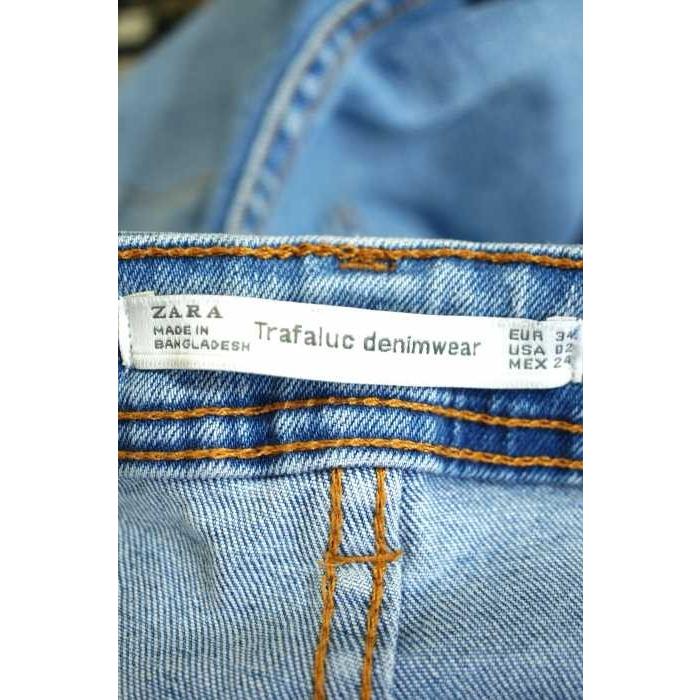 ザラ Zara デニムパンツ レディース サイズus 24 カットオフスキニーデニムパンツ 中古 ブランド古着バズストア ブランド古着販売のbazzstore 通販 Yahoo ショッピング
