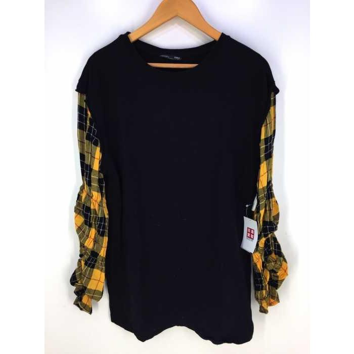 ザラ Zara スウェット トレーナー レディース サイズimport M 袖チェックスウェット中古 ブランド古着バズストア ブランド古着販売のbazzstore 通販 Yahoo ショッピング