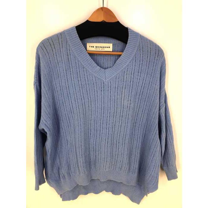 ザシンゾーン The Shinzone Vネックニット レディース Free 中古 2103 ブランド古着販売のbazzstore 通販 Yahoo ショッピング