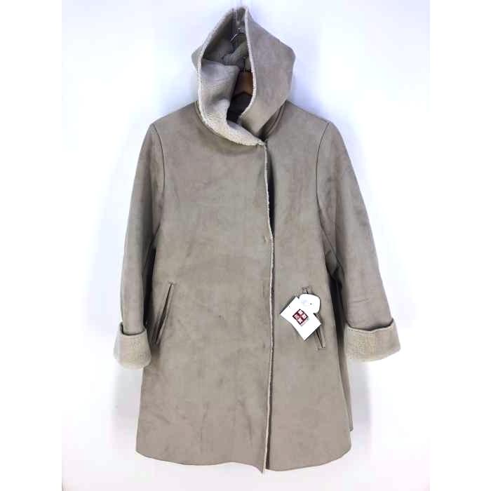 Anatelier アナトリエ フーデッドムートンコート レディース 38 中古 古着 0752 超人気新品