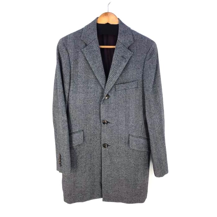 メンズビギ Mens Bigi カシミヤツイードチェスターコート メンズ 中古 ブランド古着販売のbazzstore 通販 Yahoo ショッピング