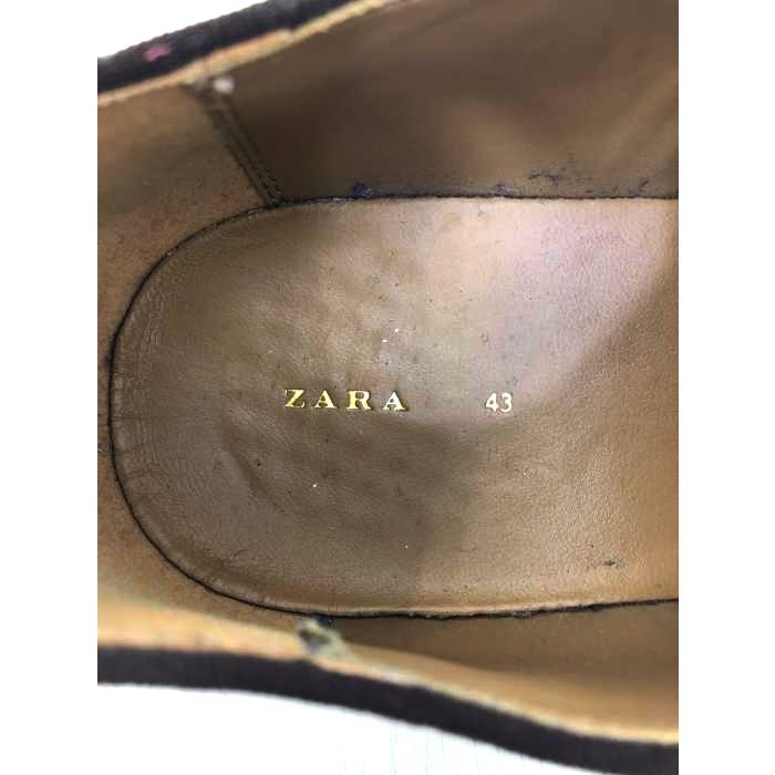 正規通販 シューズ メンズコンフォートシューズ Zara ザラ茶系 ザラ Zara フェイクレザー ストレートチップ メンズ 43 中古 Www Threeriversofs Com