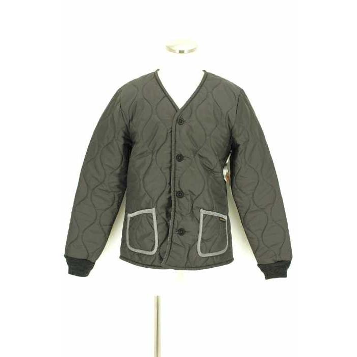 爆売り コットン グレイ ラベンハムlavenham ブランド古着バズストア 中古 ノーカラーキルティングジャケット サイズ40 メンズ アウター Lavenham ラベンハム ウール トップス Sergiopizarro Com Co