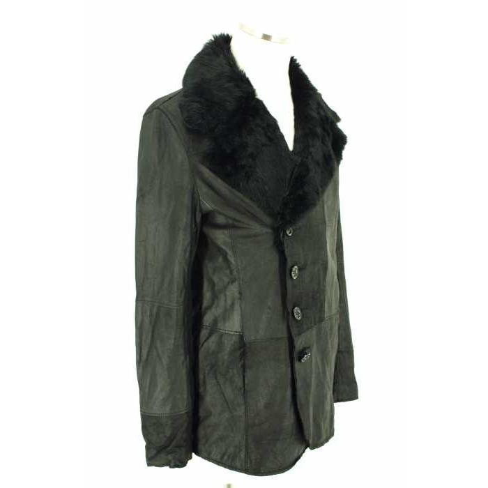 Maniac Works マニアックワークス アウター メンズ サイズm ラビットファー付き子羊レザージャケット 中古 ブランド古着バズストア 31 ブランド古着販売のbazzstore 通販 Yahoo ショッピング