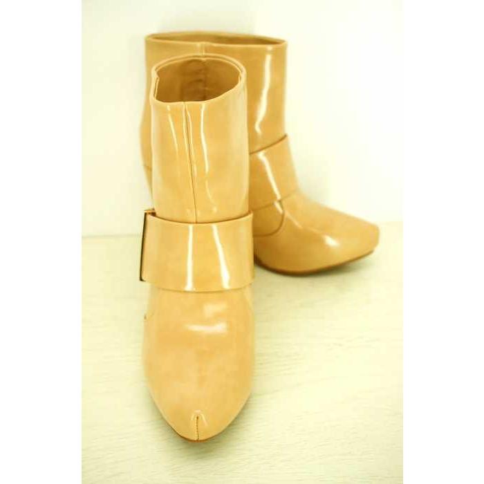 リリディア Lilidia レザー調 コーティング ショートブーツ レディース 中古 ブランド古着バズストア 0526 ブランド古着販売のbazzstore 通販 Yahoo ショッピング