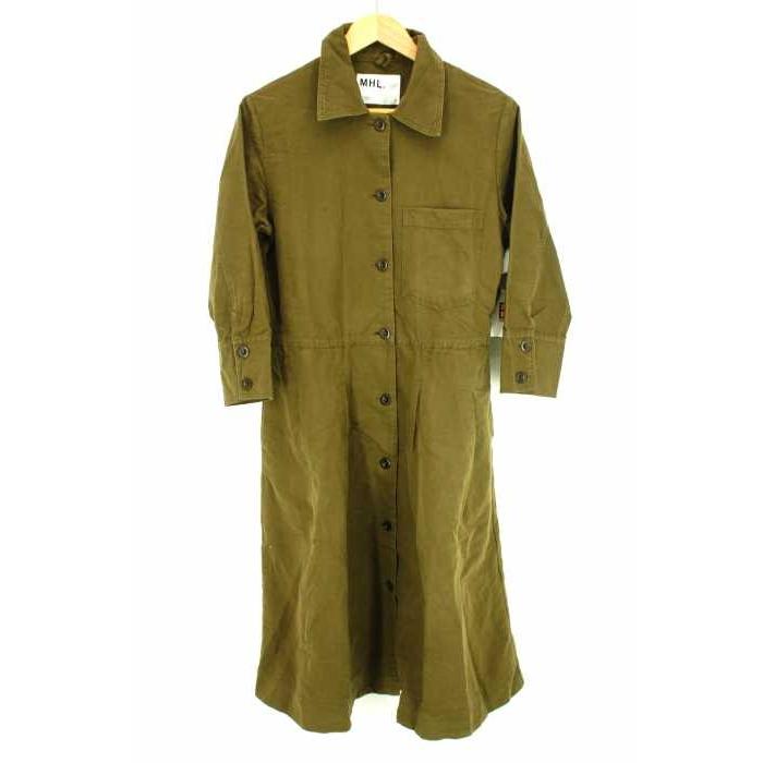 エムエイチエル Mhl シャツワンピース レディース サイズ2 Faded Cotton Canvas ワンピース 中古 ブランド古着バズストア 2 ブランド古着販売のbazzstore 通販 Yahoo ショッピング